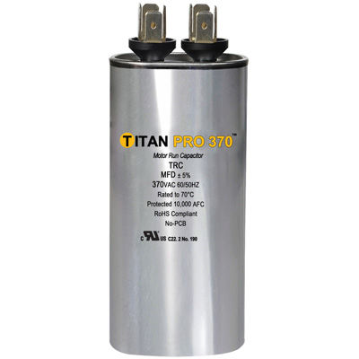 Packard TRC20 20 MFD Round Motor Run Capacitor (370V)