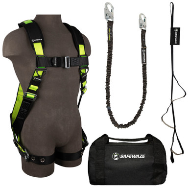 Opens dialog Safewaze 018-3001 - PRO Bag Kit: FS185-L/XL Harness, FS580 Lanyard, FS902 Trauma, FS8150 Bag