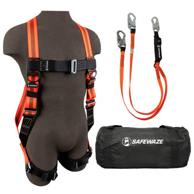 Opens dialog Safewaze 019-3035 - V-Line Bag Combo: FS99280-E Harness, FS88561-E Lanyard, FS8125 Bag