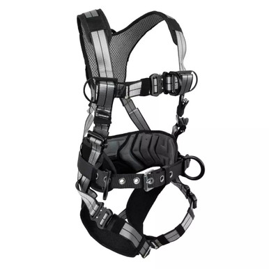 Opens dialog Safewaze 021-1830 - PRO+ Slate Construction Harness, 3 D-rings, Aluminum QC Chest, QC Legs (2X)