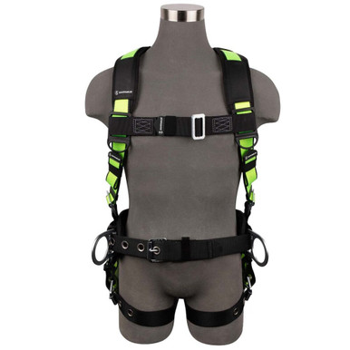 Opens dialog Safewaze 023-1227 - PRO Construction Harness: 3D, MB Chest, TB Legs, Trauma relief (XS)