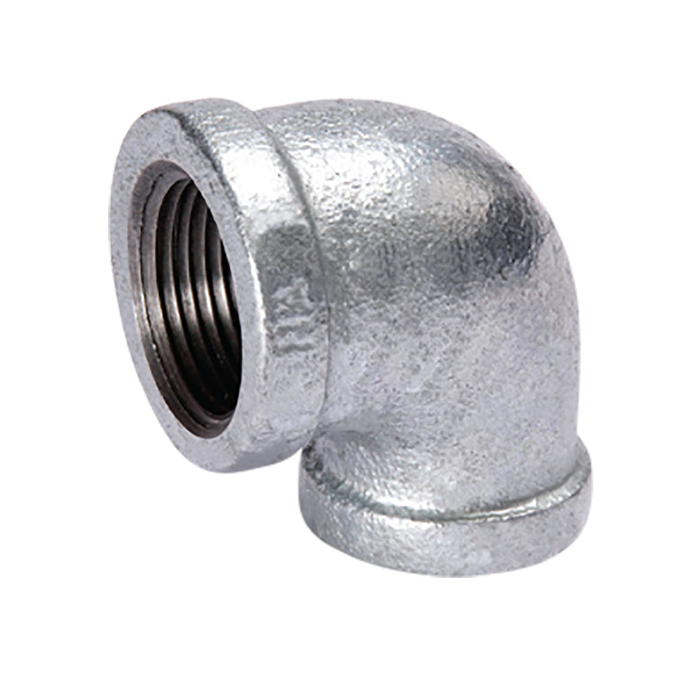 Soval 110-015007 - 1-1/2" x 3/4" Galvanized 90 Reducing Elbow