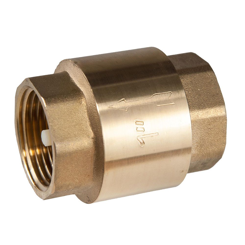 Soval 650-025T 2-1/2 inches Brass Threaded Spring Check Valve