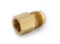 JB Industries UR3-810 Brass Adapter, 1/2 Female Flare x 5/8 Flare