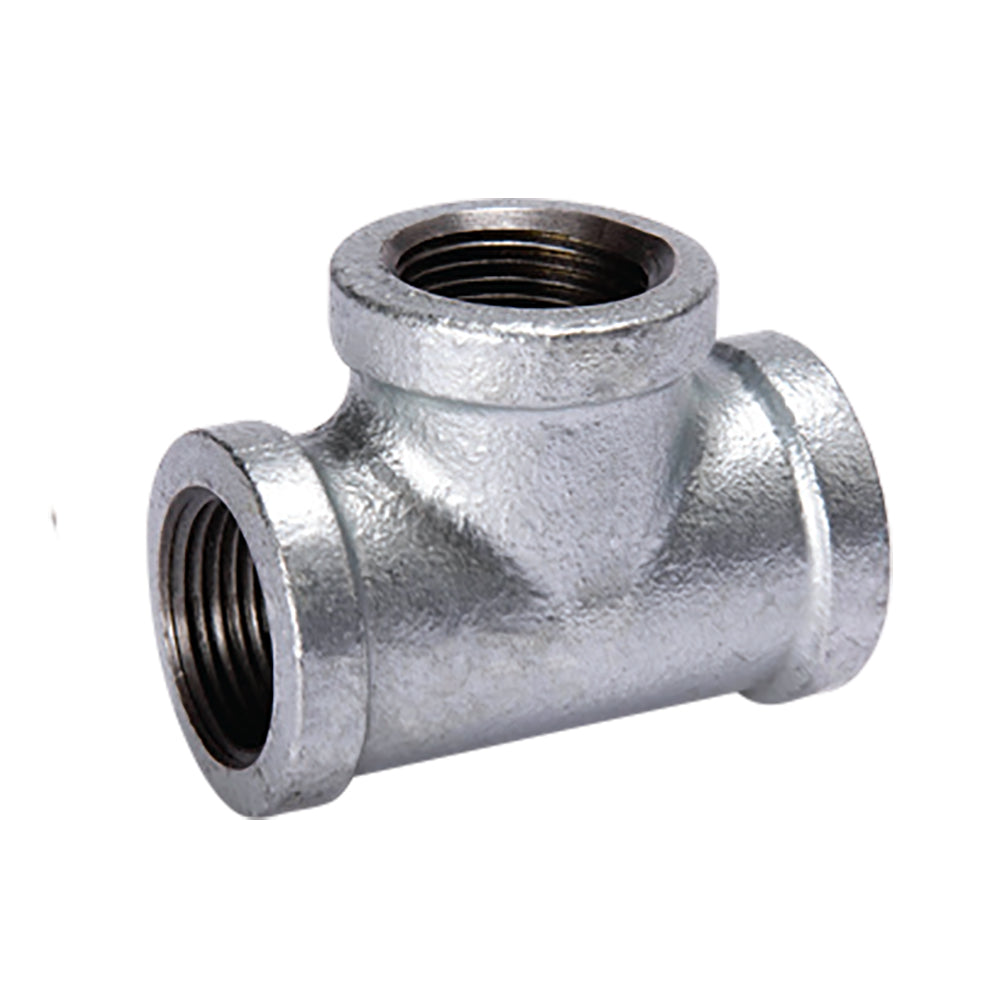 Soval 155-020012020 - 2" x 1-1/4" x 2" Galvanized Reducing Tee