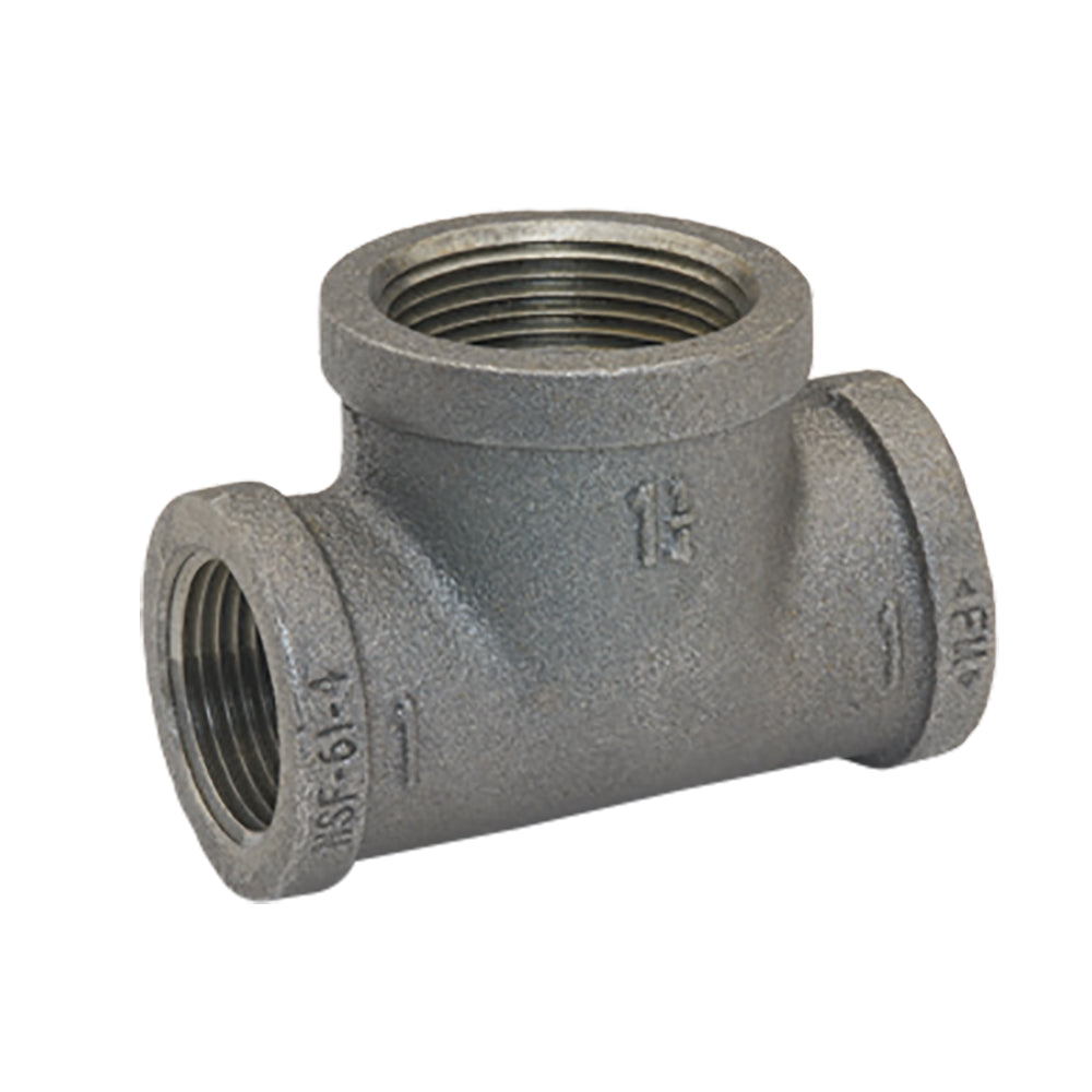 Soval 160-010020 - 1" x 2" Galvanized Bull Head Tee