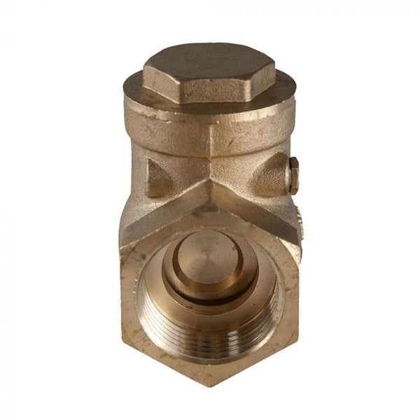 Soval 640-012T - 1-1/4" Brass Threaded Swing Check Valve