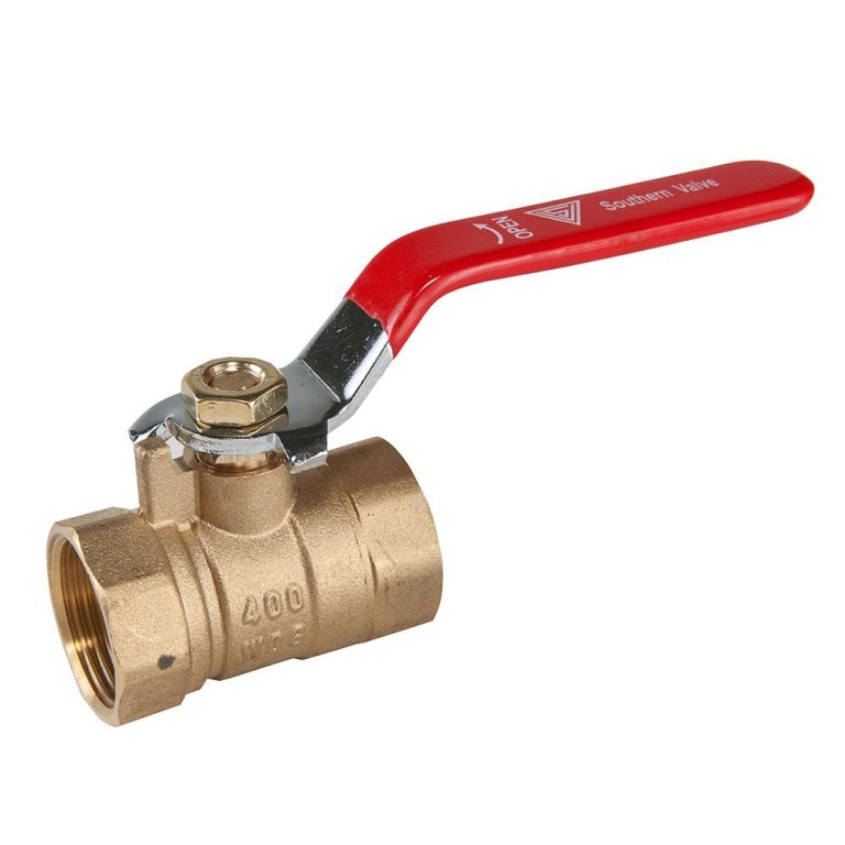 Soval 610-030TSP - 3" Brass Reduced Port Threaded Ball Valve