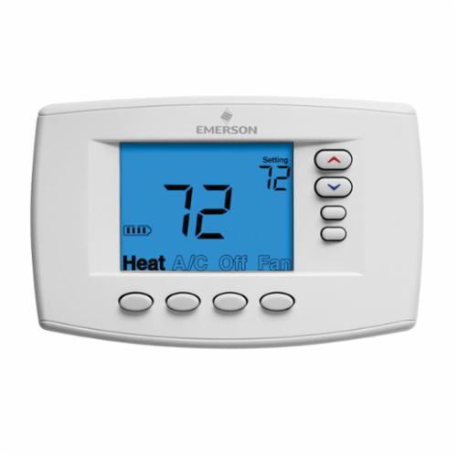 White Rodgers 1F95-0680 Thermostat, Digital, Programmable Thermostat, 45 to 99 deg F Control