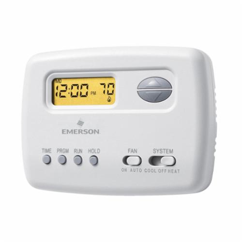 White Rodgers 1F78-151 Emerson 1 Heat 1 Cool Thermostat Horizontal Programmable
