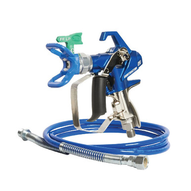 Opens dialog GRACO 19Y446 - Contractor PC Compact Gun, 1/8" x 4.5' Whip Hose, RACX FFLP 210 SwitchTip, 3300 PSI