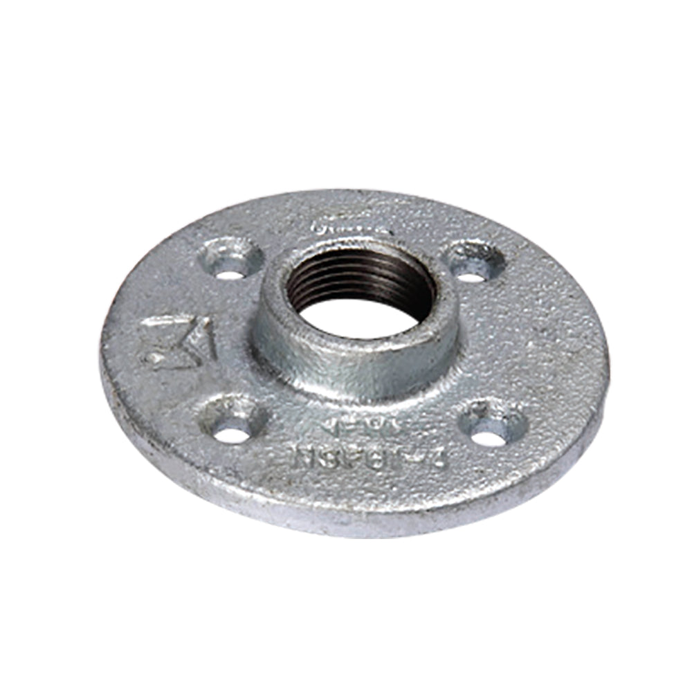 Soval 240-010 - 1" Galvanized Floor Flange