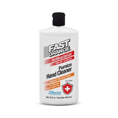 Permatex Fast Orange Antibacterial Pumice Hand Cleaner 15 oz with Citrus Power (25722)