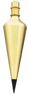 General Tools 12 Oz. Brass Plumb Bob (800-12)