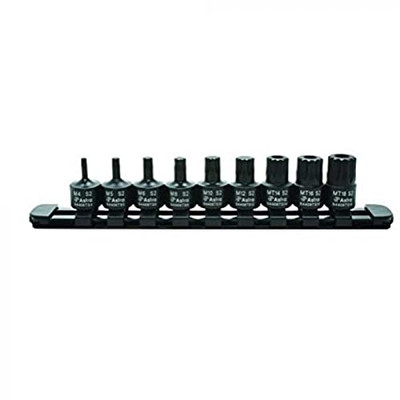 Astro Pneumatic 9 Piece 3/8 Drive Nano Impact Triple Square Socket Set (94409TS)