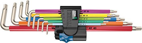Wera 3967/9 TX SXL Multicolour HF Stainless 1 L-Key Set (05022689001)