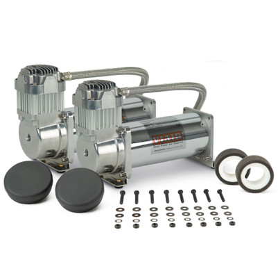 VIAIR Dual 444 High Performance Chrome VMS Compressors Pack (444DC)