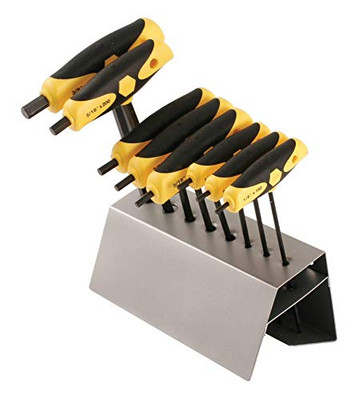 Wiha T-Handle Soft Grip Ball End Hex Set, 8-Piece (33499)