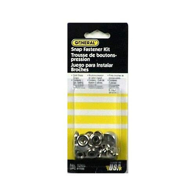 General Tools Solid Brass Snap Fastener Kit (1265)