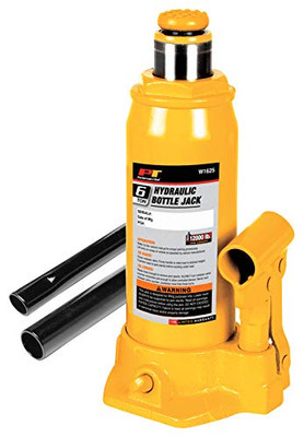 Performance Tool W1625 6-Ton (12,000 lbs.) Heavy Duty Hydraulic Bottle Jack