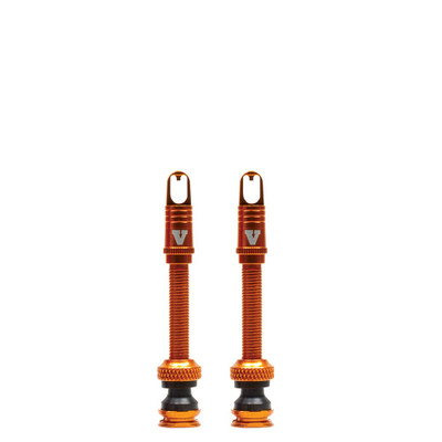 VIAIR TLC 50mm High Flow Tubeless Valve Stem in Vibrant Orange (60500OR)
