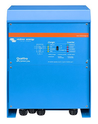 Victron Energy Quattro 5000Va 48-Volt Pure Sine Wave Inverter (QUA485021100)