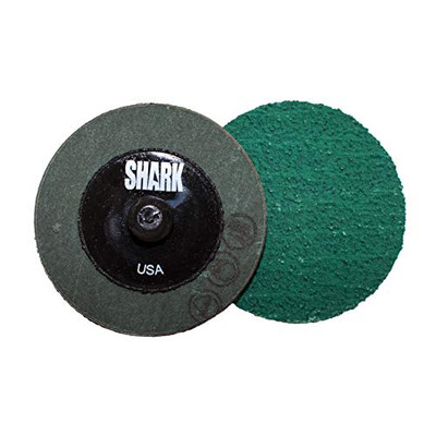 Shark 2" Green Zirconia Mini Grinding Discs 80 Grit, 25 Pack (12615)