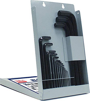 Eklind 10614 Hex-L Key Allen Wrench - 14pc set Metric MM size 0.9-17 Long Series