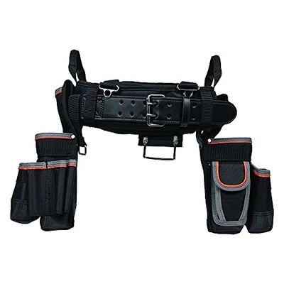 Klein Tools 55427 Tradesman Pro Electrician's Padded Tool Belt &Tool Pouch Combo