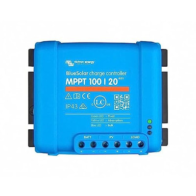 Victron Energy Bluesolar MPPT 100V 20 Amp 48-Volt Controller (SCC110020170R)