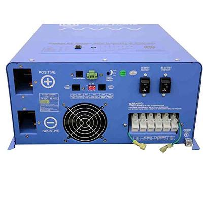 AIMS Power 6000W 18000W Peak Pure Sine Inverter Charger (PICOGLF6024120UL)