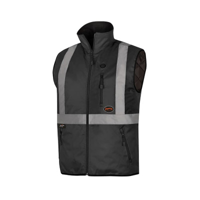 Pioneer Safety Heated Safety Vest, Hi-Vis Yellow and Black (V1210270U-L)