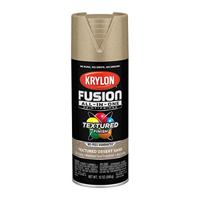Krylon Fusion K02781007 All-In-1 Spray Paint for In/Outdoor Textured Sand Beige