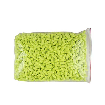 Sellstrom Disposable Foam Ear Plugs, 32db NRR, Hi-Vis Green (S23411)