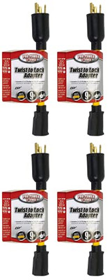 Southwire 12/3 Stw, 9" Twist To Lock Generator Power Cord Adaptor (90218802)