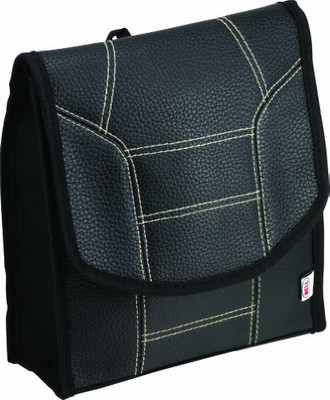 Bell Automotive Black Stitched Litter Bag (22-1-30271-8)