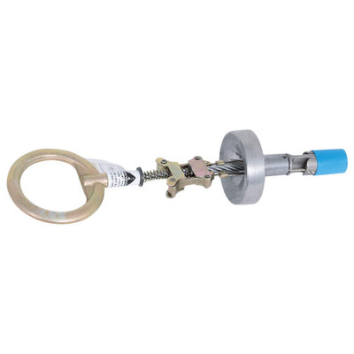 PeakWorks V8222120 Multi Directional Concrete Hole Anchor, 3/4" Open Hole,Silver/Brass