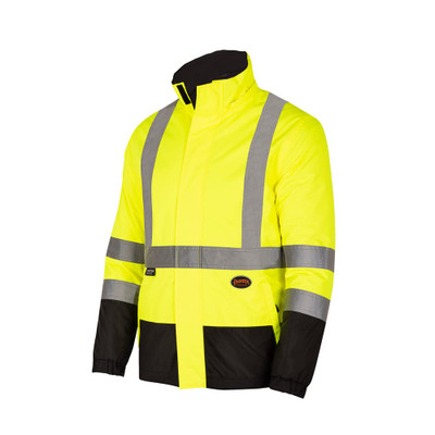 Pioneer Safety Reversible Safety Jacket Hi-Vis Yellow/Black (V1140460U-4XL)