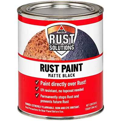 AGS Company AOR 32 Rust Paint for Stopping Rust 1 Quart (AOR-32)