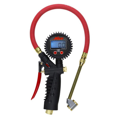 Milton S578D Pro Digital Tire Inflator with Pressure Gauge, 15" Hose Large Bore