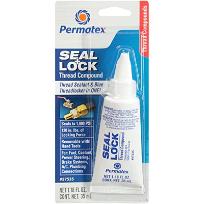 Permatex Seal & Lock Thread Compound 1.26 fl. oz High Strength Anaerobic (57535)