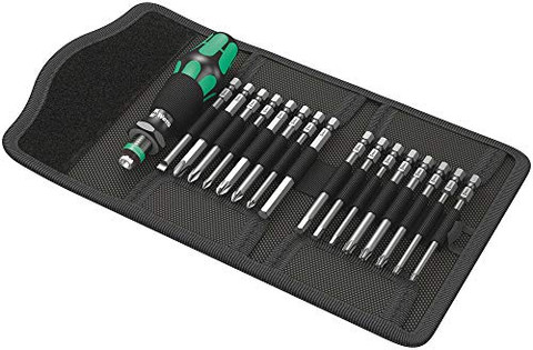 Wera Kraftform KK 60 Bitholding & 3.5" Bit Pouch Set (05059295001)