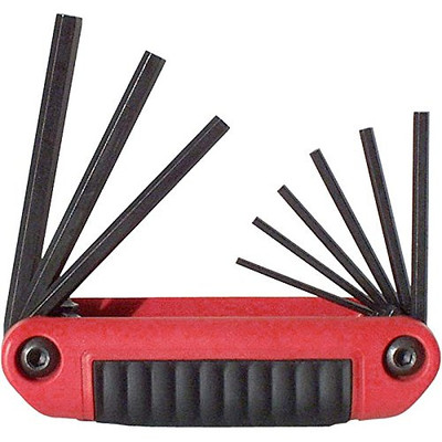 Eklind 25911 Ergo-Fold Fold-up Hex Key Allen Wrench - 9pc set SAE Inch