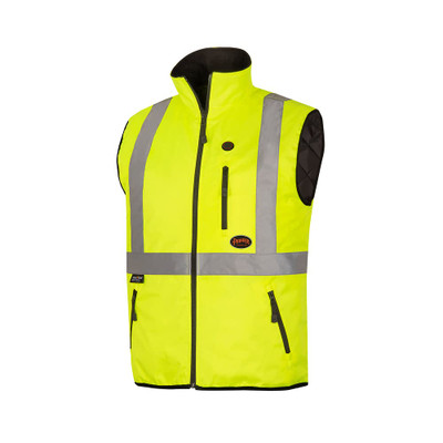 Pioneer Safety Heated Safety Vest - Hi-Vis Yellow and Black (V1210260U-L)