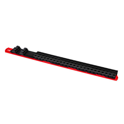 Ernst 5730 78 Tool Magnetic Bit Organizer Bar - Red/Black