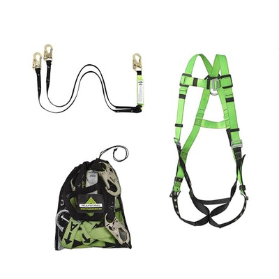 PeakWorks V8252406 Contractor Kit:Harness, Connector, Carrying Bag