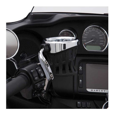 Ciro Drink Holder Perch Mount Chrome Plated And Rubber, Chrome Finish (50410)