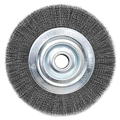 Shark 14140 Crimped Wire Wheel 10" x 1" x 1-1/4" Maximum 3,600 RPM, Ships