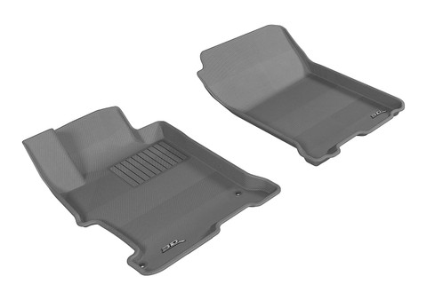 3D MAXpider Front Row Custom Fit All-Weather Floor Mat, Gray (L1HD04811501)
