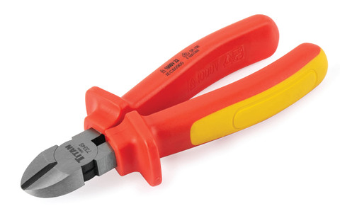 Titan Tools 6" VDE Insulated Diagonal Pliers (73346)